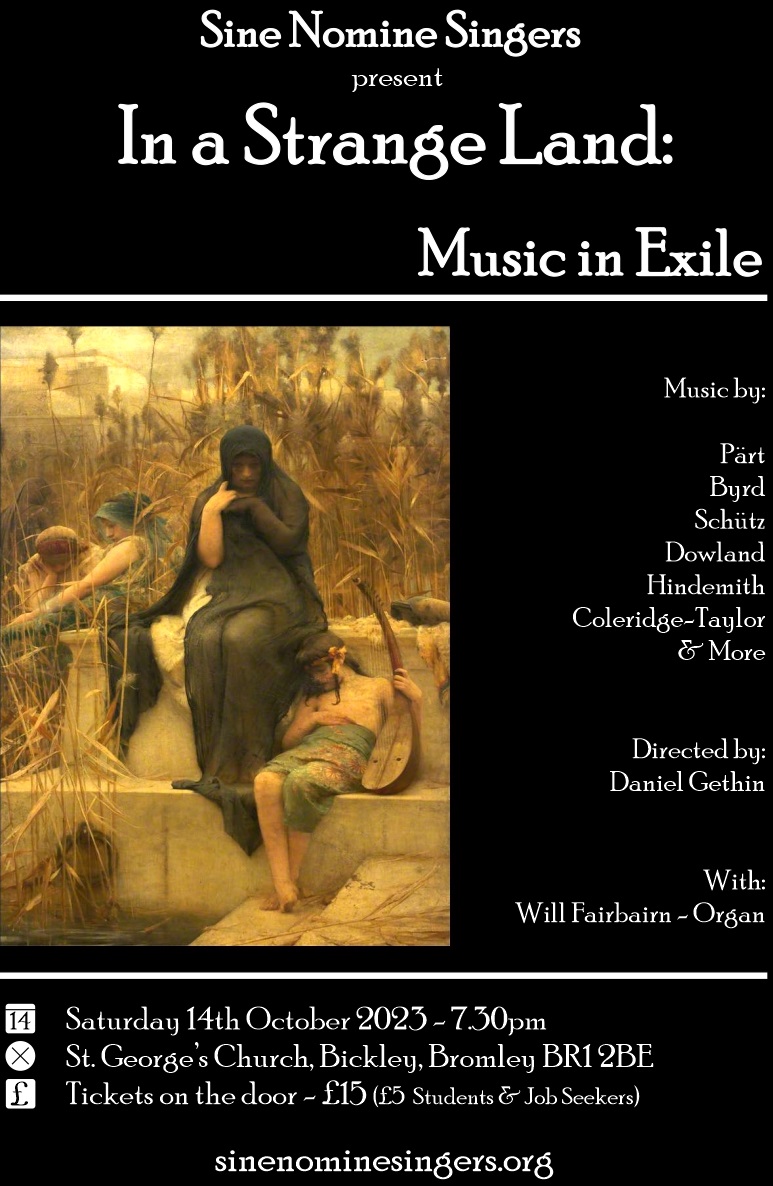 In a strange land: Music in Exile